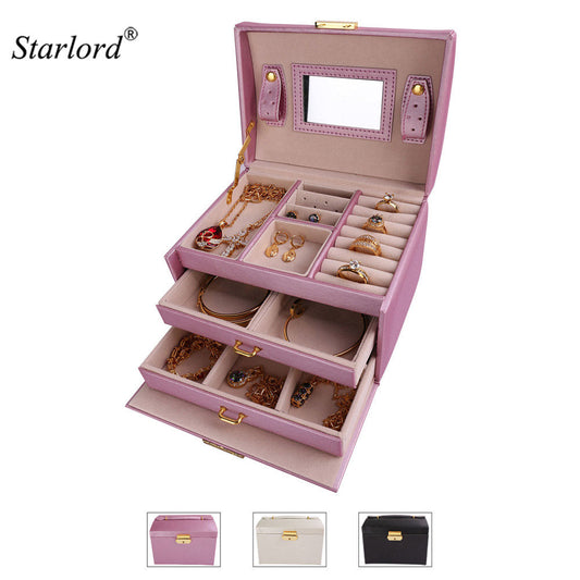 3-Layer Jewelry Storage Box